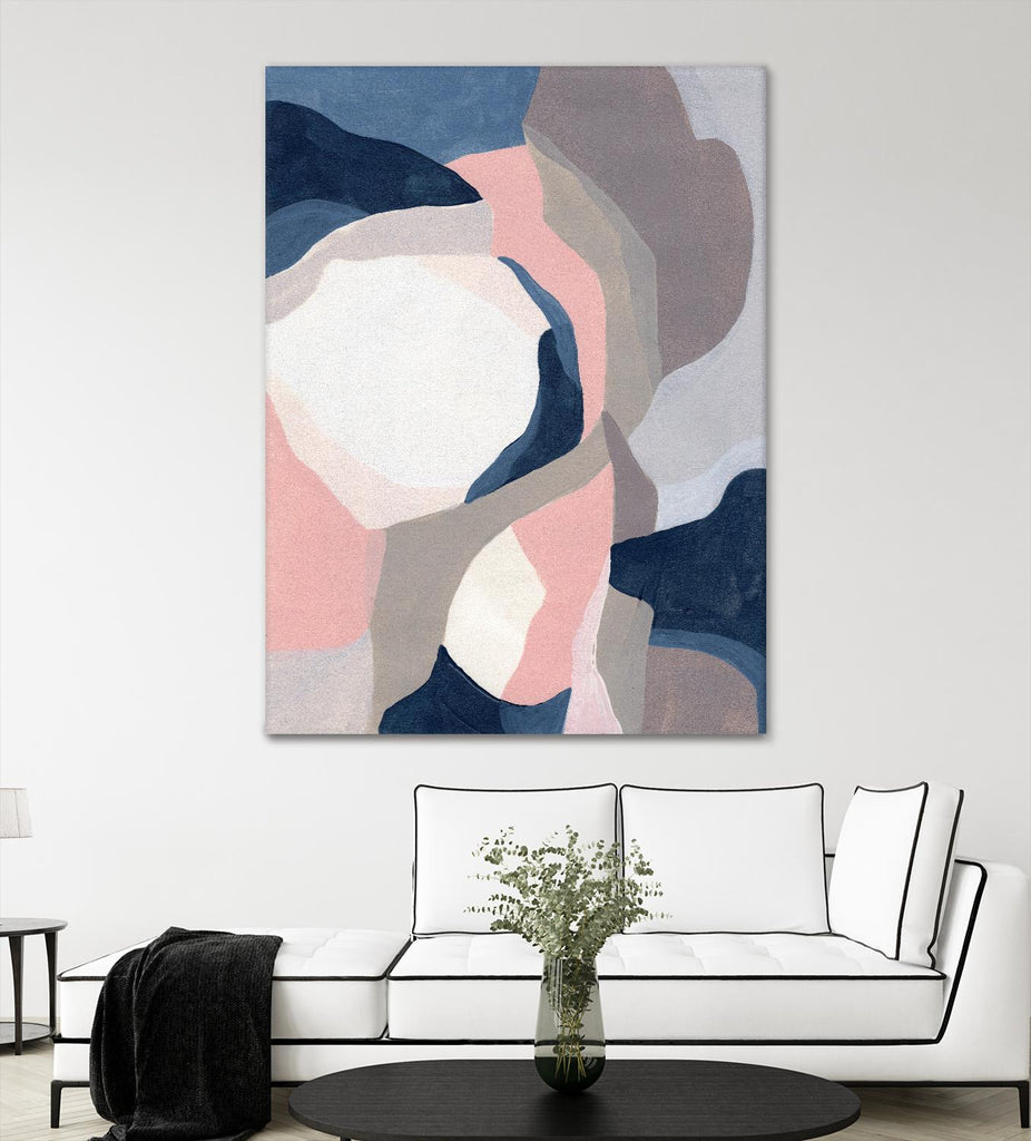 Intertwined Tones II by June Vess on GIANT ART - pink abstract abstract 