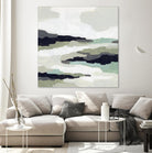 Mint Mesa II by June Vess on GIANT ART - grey  abstract abstract 