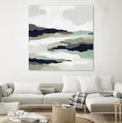 Mint Mesa II by June Vess on GIANT ART - grey  abstract abstract 