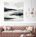 Mint Mesa II by June Vess on GIANT ART - grey  abstract abstract 