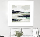 Mint Mesa II by June Vess on GIANT ART - grey  abstract abstract 