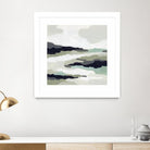 Mint Mesa II by June Vess on GIANT ART - grey  abstract abstract 