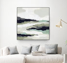 Mint Mesa II by June Vess on GIANT ART - grey  abstract abstract 