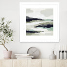 Mint Mesa II by June Vess on GIANT ART - grey  abstract abstract 