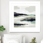 Mint Mesa II by June Vess on GIANT ART - grey  abstract abstract 