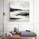 Mint Mesa II by June Vess on GIANT ART - grey  abstract abstract 