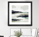 Mint Mesa II by June Vess on GIANT ART - grey  abstract abstract 