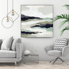 Mint Mesa II by June Vess on GIANT ART - grey  abstract abstract 