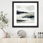 Mint Mesa II by June Vess on GIANT ART - grey  abstract abstract 