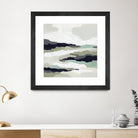 Mint Mesa II by June Vess on GIANT ART - grey  abstract abstract 