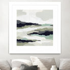 Mint Mesa II by June Vess on GIANT ART - grey  abstract abstract 