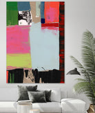 Pink Blocks III by Cartissi on GIANT ART - red abstract abstract