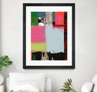 Pink Blocks III by Cartissi on GIANT ART - red abstract abstract