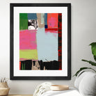 Pink Blocks III by Cartissi on GIANT ART - red abstract abstract