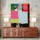 Pink Blocks III by Cartissi on GIANT ART - red abstract abstract
