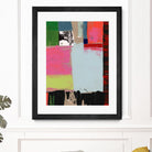 Pink Blocks III by Cartissi on GIANT ART - red abstract abstract