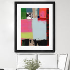 Pink Blocks III by Cartissi on GIANT ART - red abstract abstract