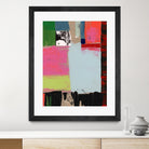 Pink Blocks III by Cartissi on GIANT ART - red abstract abstract