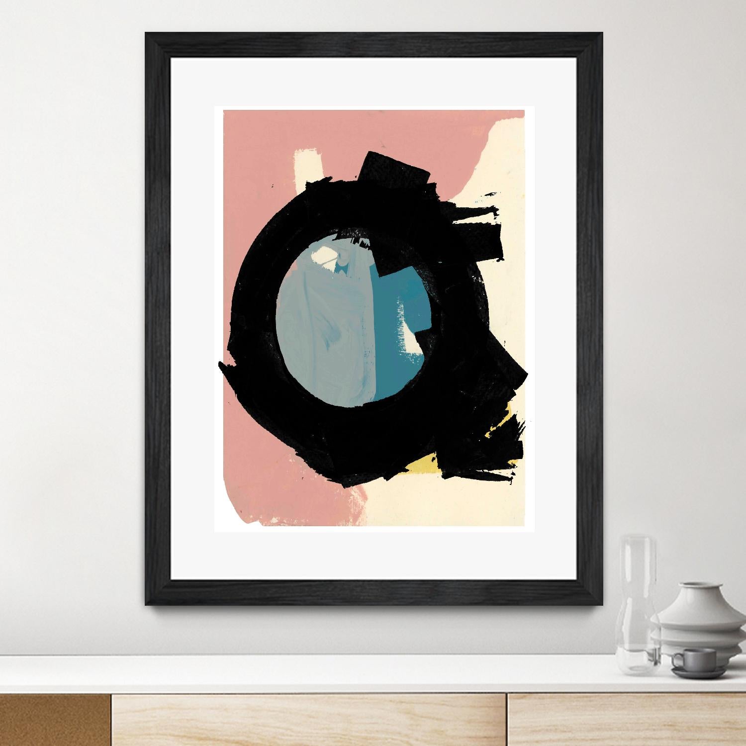 Zen Abstract I by Cartissi on GIANT ART - pink abstract abstract