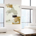 Over the Line IV by Melissa Wang on GIANT ART - beige abstract abstract