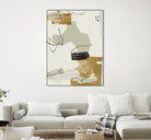 Over the Line IV by Melissa Wang on GIANT ART - beige abstract abstract