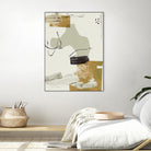 Over the Line IV by Melissa Wang on GIANT ART - beige abstract abstract