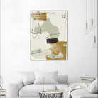 Over the Line IV by Melissa Wang on GIANT ART - beige abstract abstract