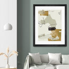 Over the Line IV by Melissa Wang on GIANT ART - beige abstract abstract