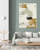 Over the Line IV by Melissa Wang on GIANT ART - beige abstract abstract