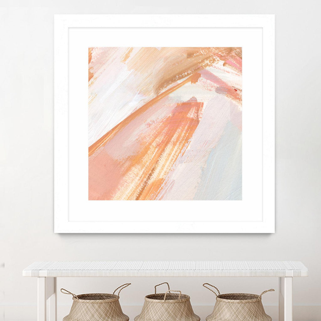 Pink Vanilla III by Annie Warren on GIANT ART - orange abstract abstract