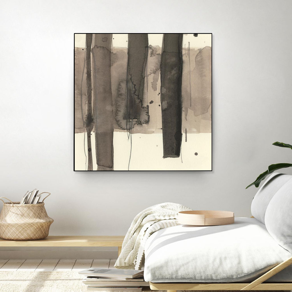 Wood Piling I by Samuel Dixon on GIANT ART - beige abstract abstract