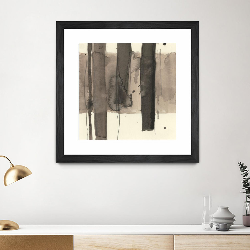 Wood Piling I by Samuel Dixon on GIANT ART - beige abstract abstract