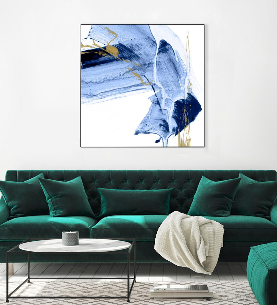 Golden Current I by Ethan Harper on GIANT ART - gold abstract abstract