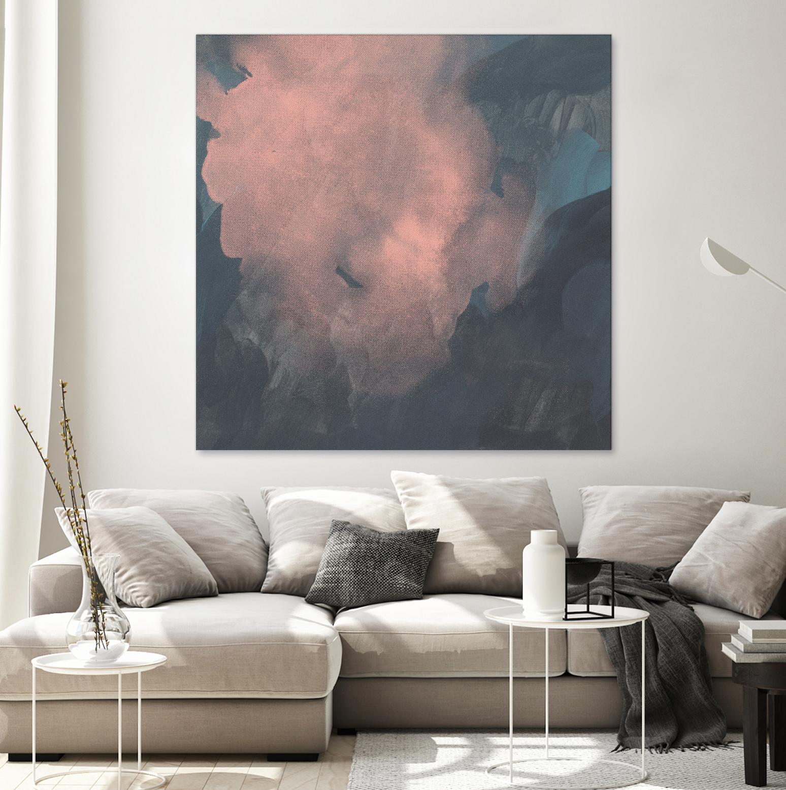 Sunset Aura I by Jacob Green on GIANT ART - pink  abstract abstract