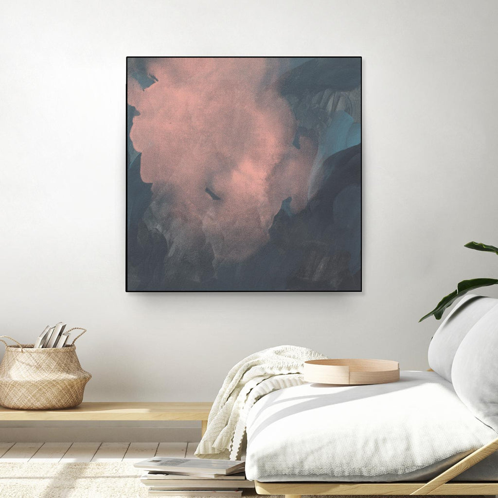 Sunset Aura I de Jacob Green sur GIANT ART - abstrait rose