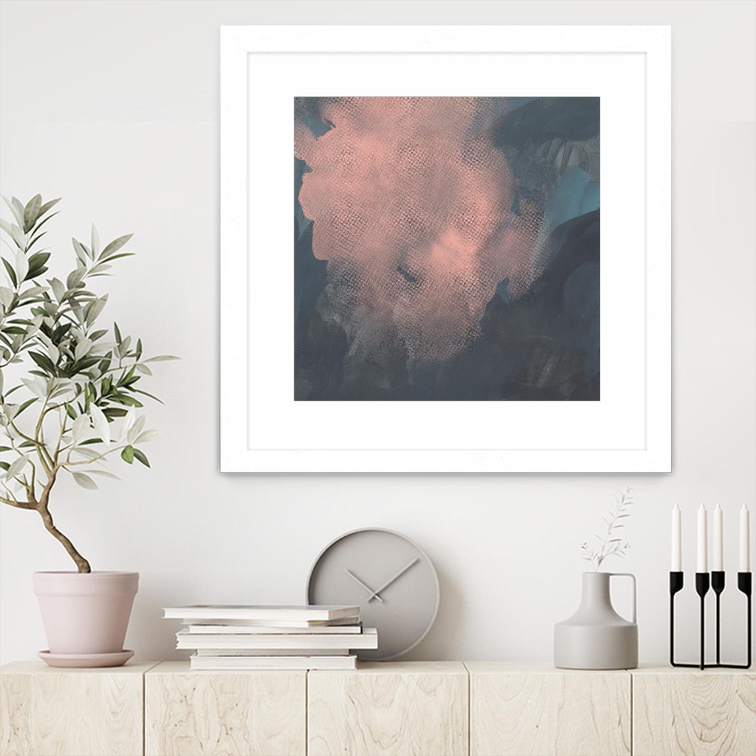 Sunset Aura I by Jacob Green on GIANT ART - pink  abstract abstract