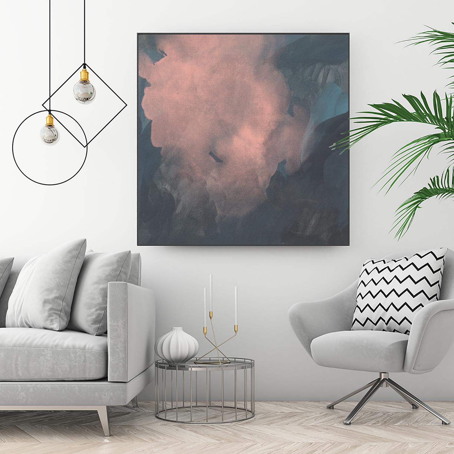 Sunset Aura I by Jacob Green on GIANT ART - pink  abstract abstract