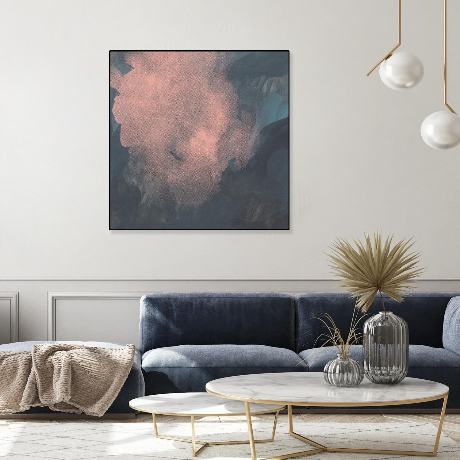 Sunset Aura I by Jacob Green on GIANT ART - pink  abstract abstract