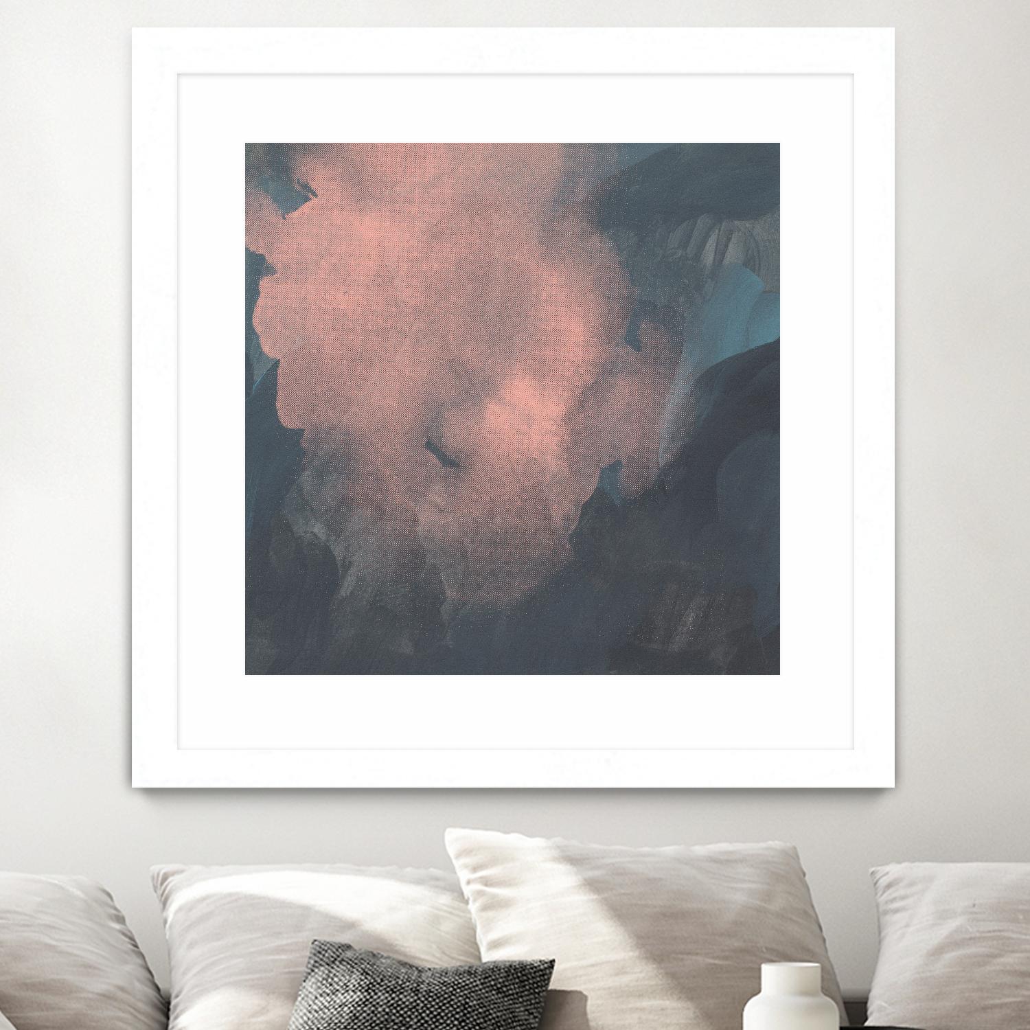 Sunset Aura I by Jacob Green on GIANT ART - pink  abstract abstract