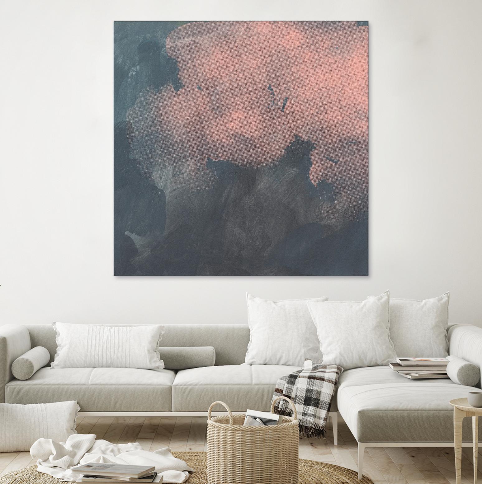 Sunset Aura II by Jacob Green on GIANT ART - pink abstract abstract