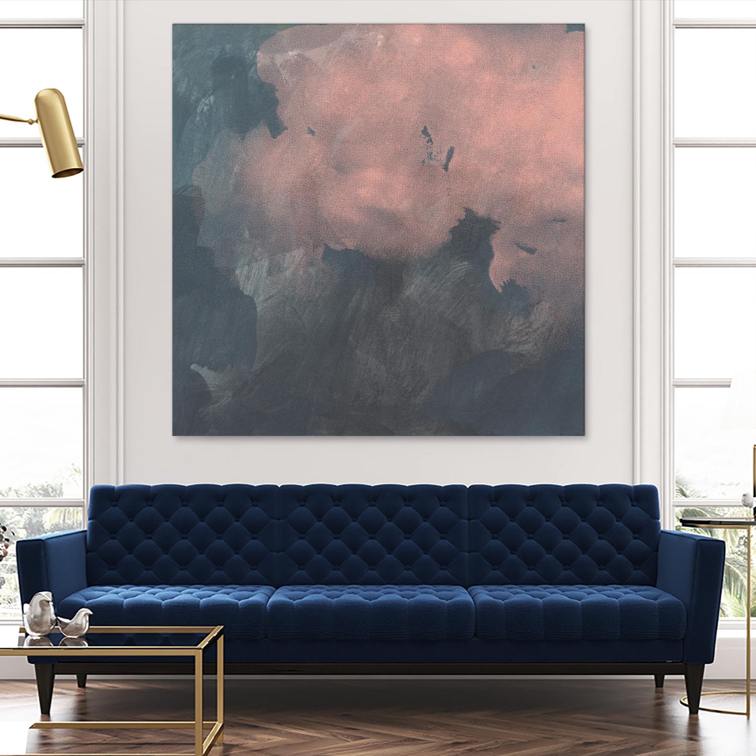 Sunset Aura II by Jacob Green on GIANT ART - pink abstract abstract