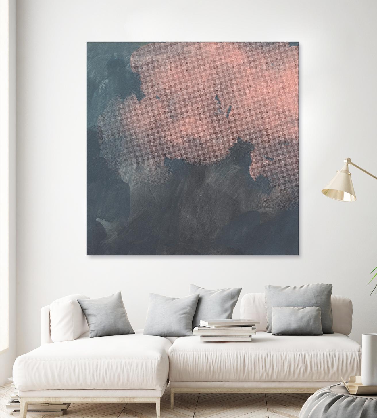 Sunset Aura II by Jacob Green on GIANT ART - pink abstract abstract
