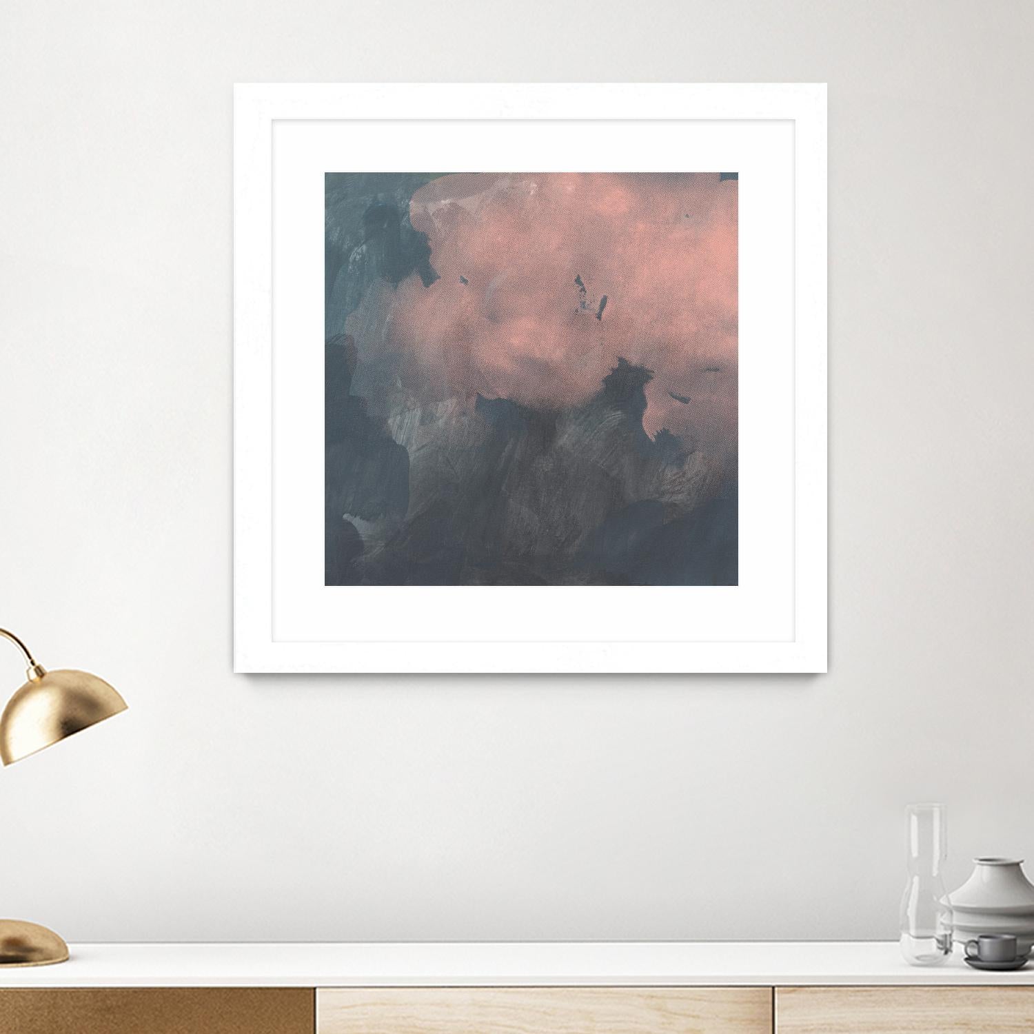 Sunset Aura II by Jacob Green on GIANT ART - pink abstract abstract