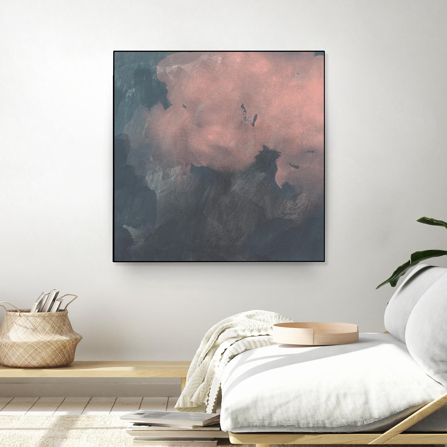 Sunset Aura II by Jacob Green on GIANT ART - pink abstract abstract