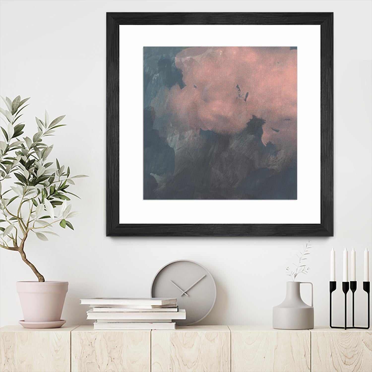 Sunset Aura II by Jacob Green on GIANT ART - pink abstract abstract