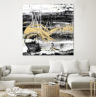 Gold Wave I by Ethan Harper on GIANT ART - gold abstract abstract