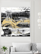 Gold Wave I by Ethan Harper on GIANT ART - gold abstract abstract
