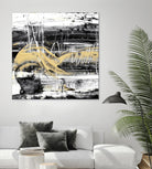 Gold Wave I by Ethan Harper on GIANT ART - gold abstract abstract