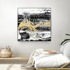Gold Wave I by Ethan Harper on GIANT ART - gold abstract abstract
