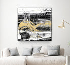 Gold Wave I by Ethan Harper on GIANT ART - gold abstract abstract